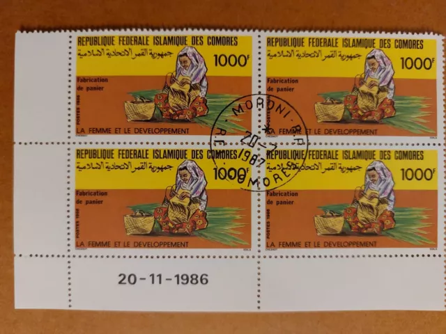 Briefmarken Komores Komoren 1986.