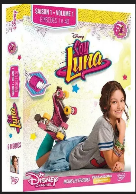 coffret dvd Soy Luna Disney vol.01 Contient 40 épisodes + 9 épisodes bonus en ve