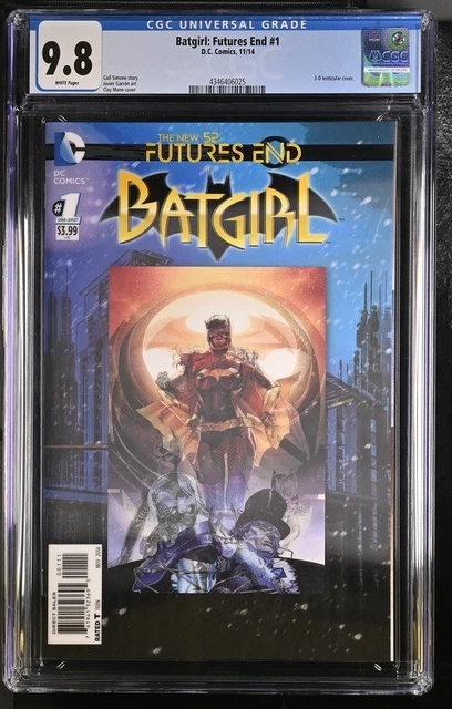 Batgirl: Futures End #1 - CGC 9.8 - Key Issue (2014) Lenticular - DC Comics