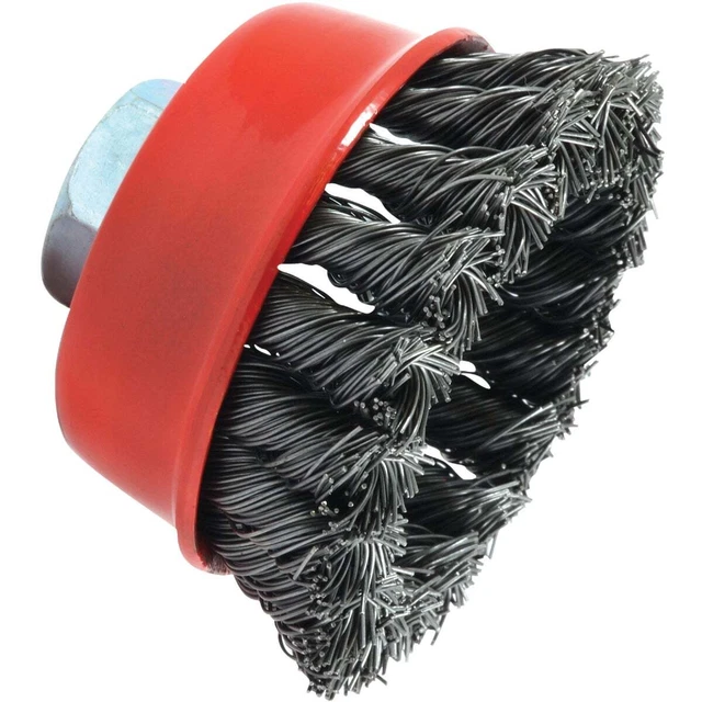 Forney 2-3/4 In. Knotted .020 In. Angle Grinder Wire Brush 72757 Forney 72757