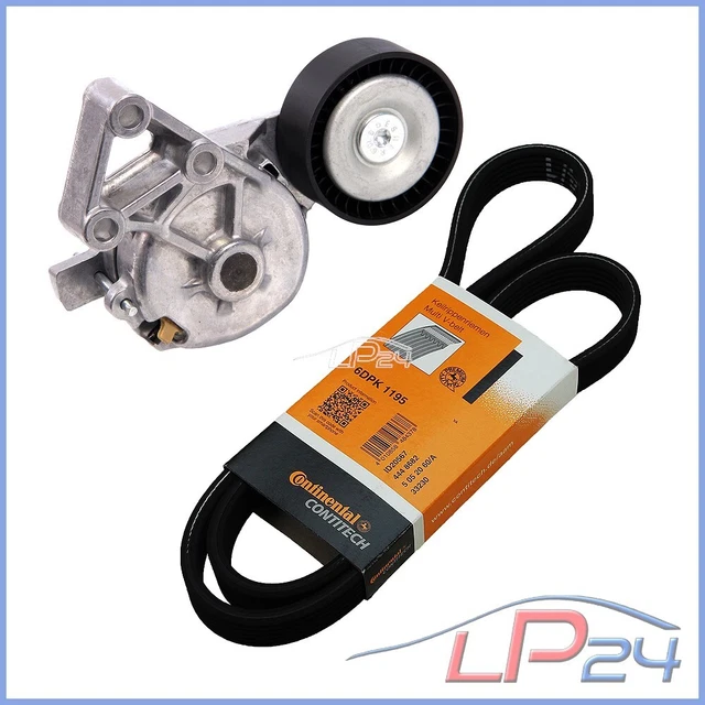 1X Tendeur+Courroie Trapézoïdale À Nervures Pour Vw Multivan  T5 1.9 Tdi 2.0