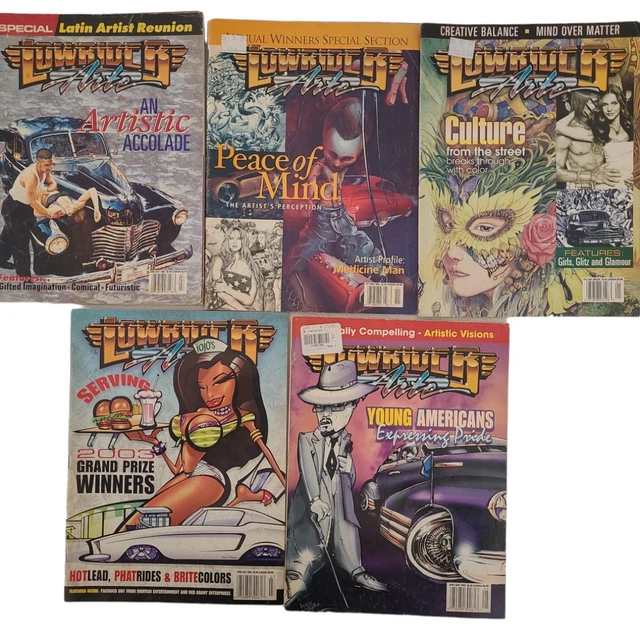 5 X LOWRIDER Arte Magazine June/July 2003- June/July 2004 Art 
