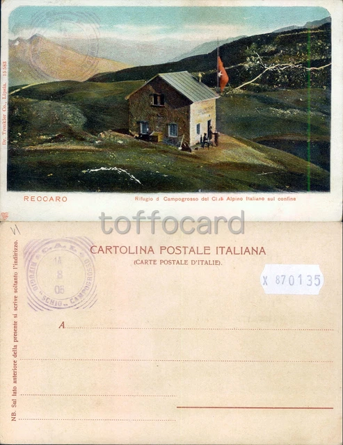 Vicenza Provincia-Recoaro Terme-Rifugio Campogrosso C.a.i.-B87-135