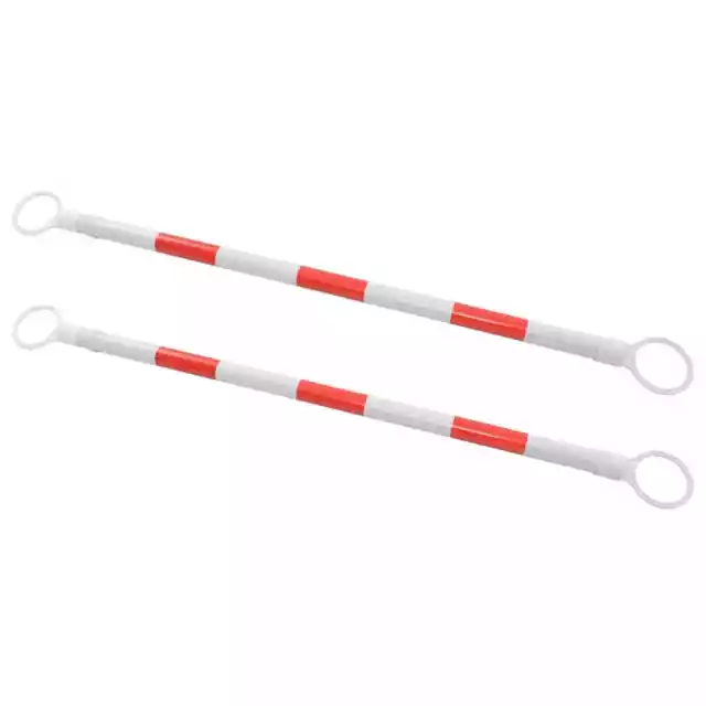 Barre rÃ©tractable pour cÃ´nes 2 pcs Plastique 116-197 cm