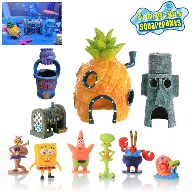 SPONGEBOB SQUAREPANTS PINEAPPLE House Fish Tank Aquarium Ornament Home