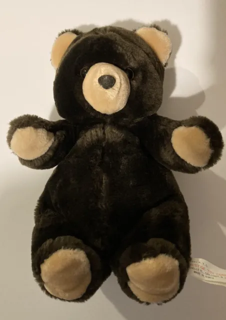 Vintage 12" 1985 Prestige Toy Corp Baby Brown Teddy Bear Stuffed Animal Plush 🐻