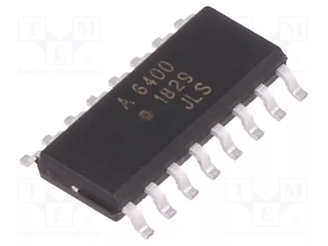 1 pcs x BROADCOM (AVAGO) - ACSL-6400-00TE - Optocoupler, SMD, Ch: 4, OUT: gate,