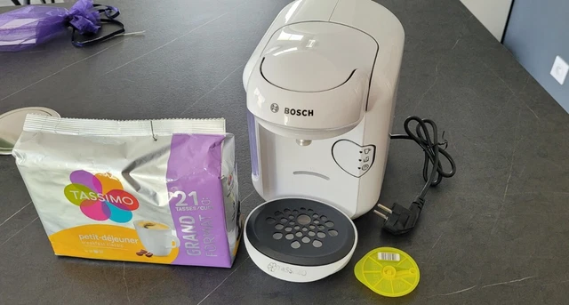 Lot Tassimo Bosch Vivy 2 Machine à café + 1 paquet de 21 dosettes