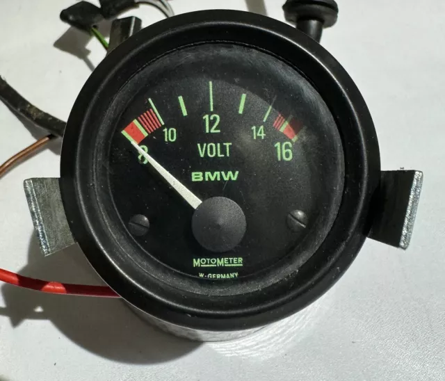 BMW R100 R90 R80 R65 R45 Voltmeter Motometer 52mm