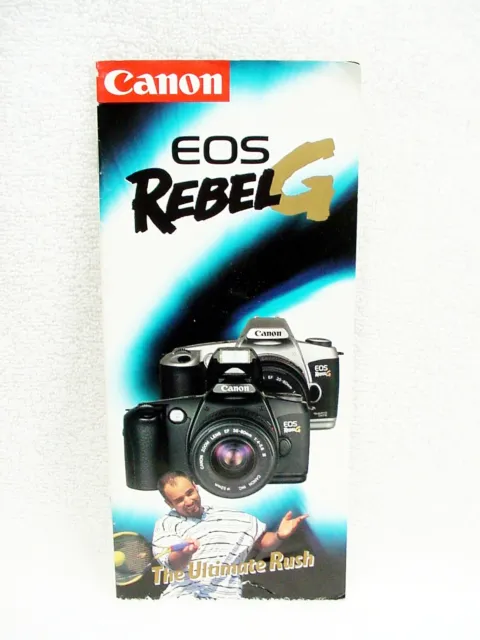 Folleto (folleto) Canon EOS Rebel G | 25 pg | Muchas fotos con artículos | $7.55 |