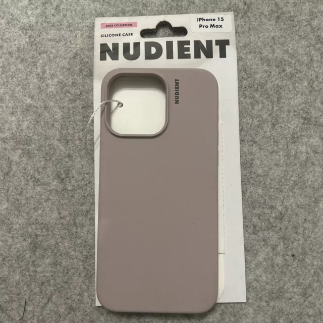 Nudient iPhone 15 Pro Thin Case Clay beige