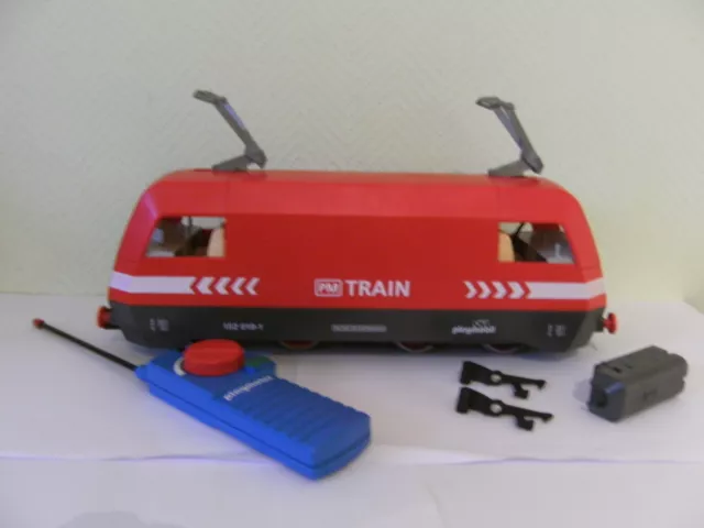 Playmobil Lok aus RC-Güterzug mit Licht 4010 Batteriekasten 7829  Fernbedienung
