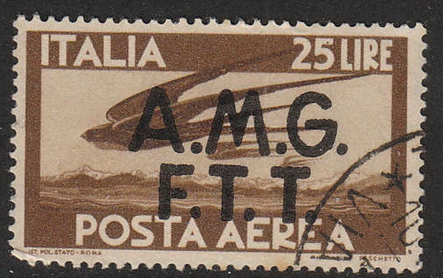 Stamp Italy Trieste SC C05 Allied Military Gov't Territory AMGFTT Airmail Used