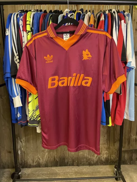 AS Roma 1992-94 Adidas M Football Shirt