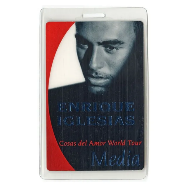 Enrique Iglesias authentic 1998 Laminated Backstage Pass Cosas Del Amor Tour