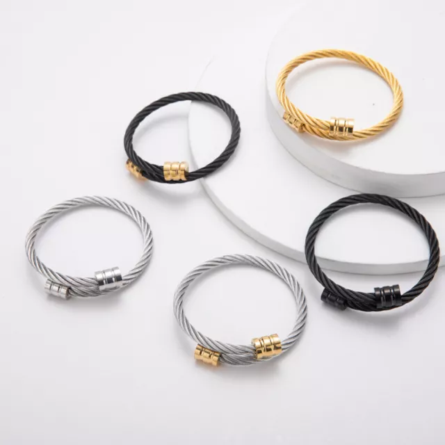 Titanium Ion Osimium Magnetic Bangle Therapy Wristband Bracelet Chain Men Women
