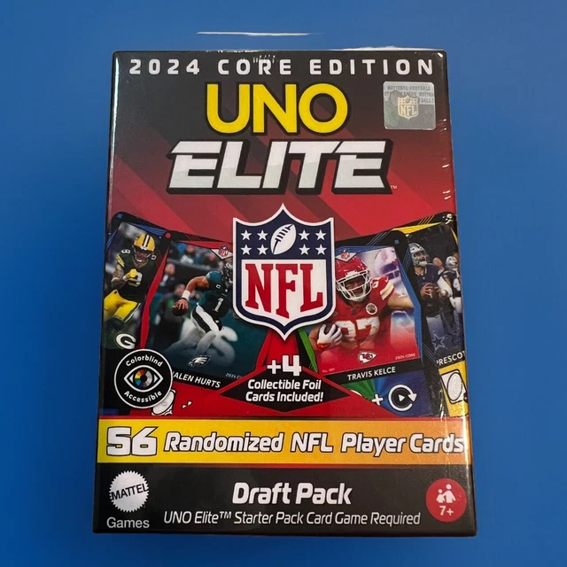 🔥 2024 UNO ELITE Core Edition NFL Draft Pack 56 (4 Foil) Random Player