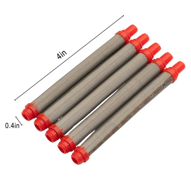 Mantieni la punta spray chiara con 5 pz inserto filtro strumento spray airless 200 mesh