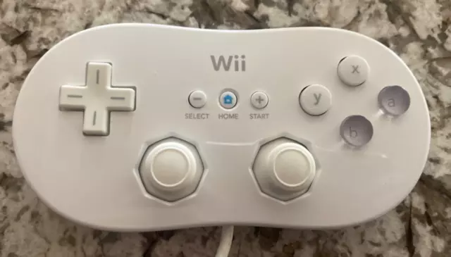 Mando Nintendo Wii Clásico Blanco OEM