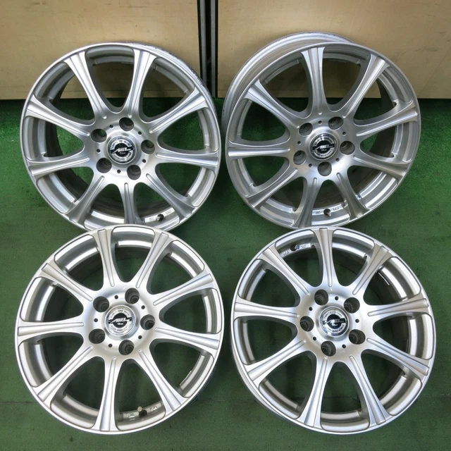 A1803◎　BS　GIRO　114.3 5H 15/6J+48 BS　スタッドレス付き　4本　ノア　ヴォクシー　アイシス　ステップワゴン