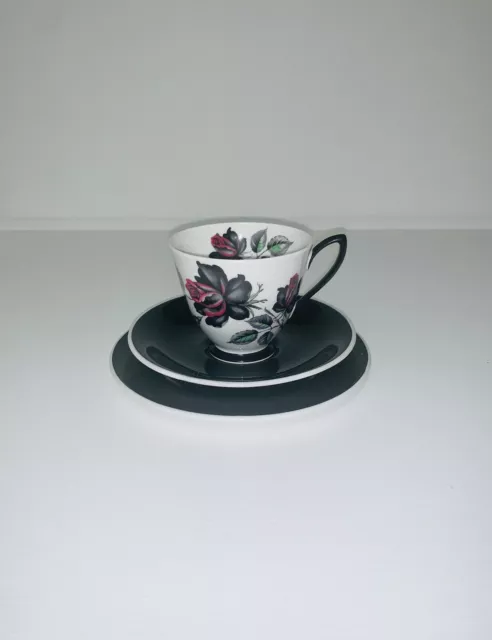 Royal Albert - Masquerade, tea trio (cup, saucer & plate set). First quality