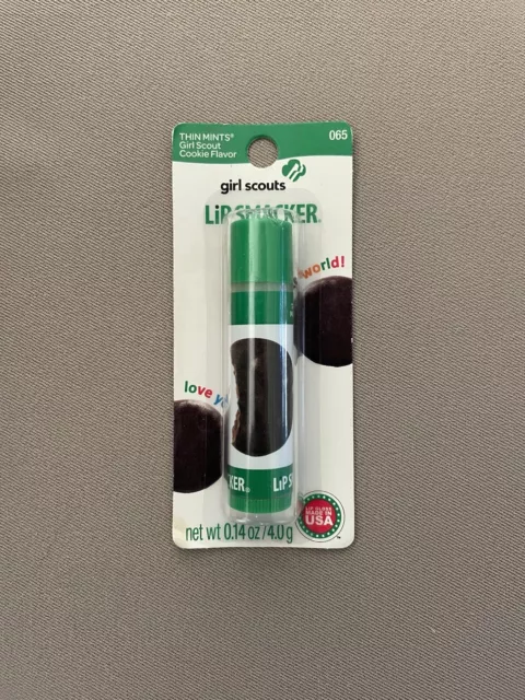 .14 Oz. Lip Smacker Girl Scouts “Thin Mints” Flavored Lip Balm~Made in USA, New!