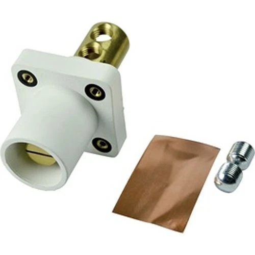 Marinco-CLS40MRB-B-CLS SrsPnlMount2/0-4/0DoubleSetScrewMale-White(B)-(Pkof1)