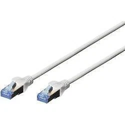 10x Patchkabel DIGITUS RJ45 SF/UTP Cat5e 1.00m grau Hebelschutz