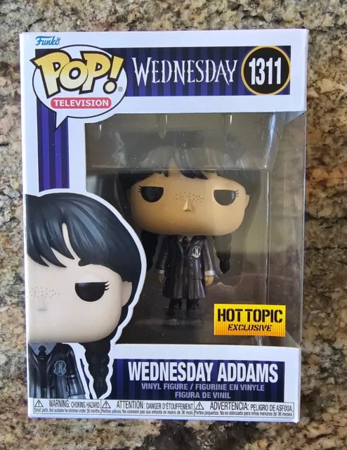 Funko Pop Wednesday Addams (Metallic) #1311 Hot Topic Exclusive