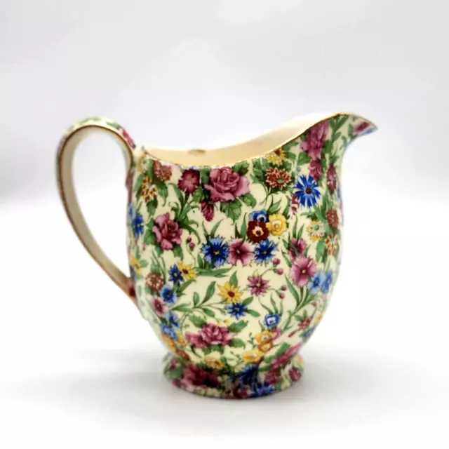 Royal Winton Kew Chintz Floral Creamer Pitcher Jug Milk Early Grimwades England