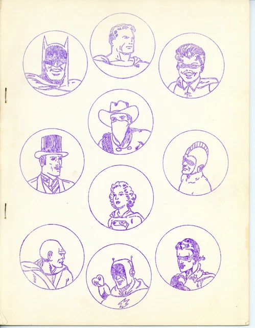 Authoritative Index to DC Comics #1 VG 1963
