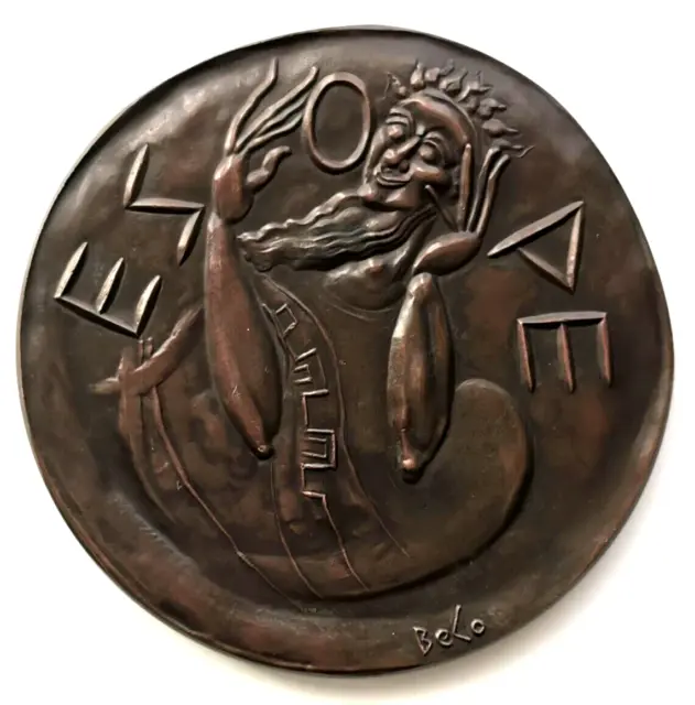 Médaille Artistique - ESOPE - LA Fable  par André Belo 1955