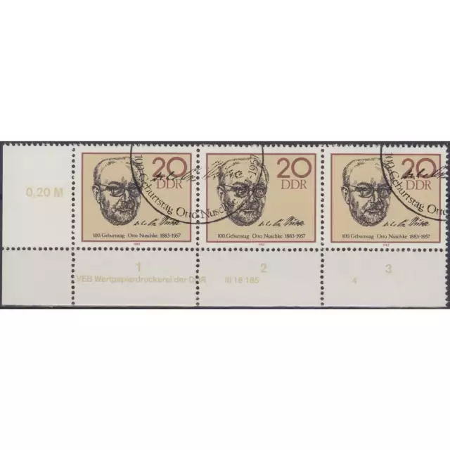DDR Nr. 2774 DV gestempelt "Druckvermerk"