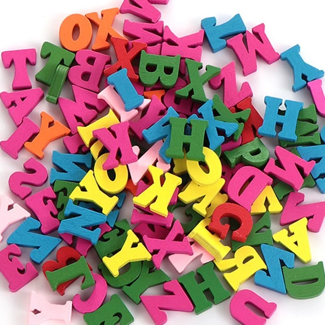 DIY Party Decoration Wooden Letters Scrapbooking Alphabet Wall Decorative