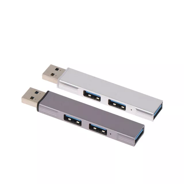 Aluminum 3 Ports Usb 3.0 Hub Extension 2.0 Hub USB Adapter Data Hub USB Spli L❤D