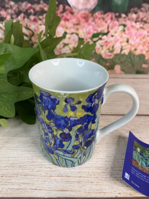 Vincent van Gogh Coffee Tea Mug Cup Blue Irises / The J. Paul Getty Museum