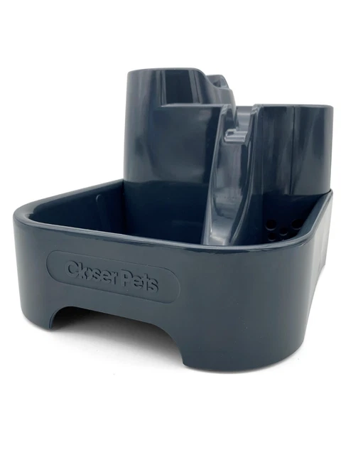 Closer Pets 2L Pet Drinking Water Fountain, for Cats and Small Dogs - Dark Grey