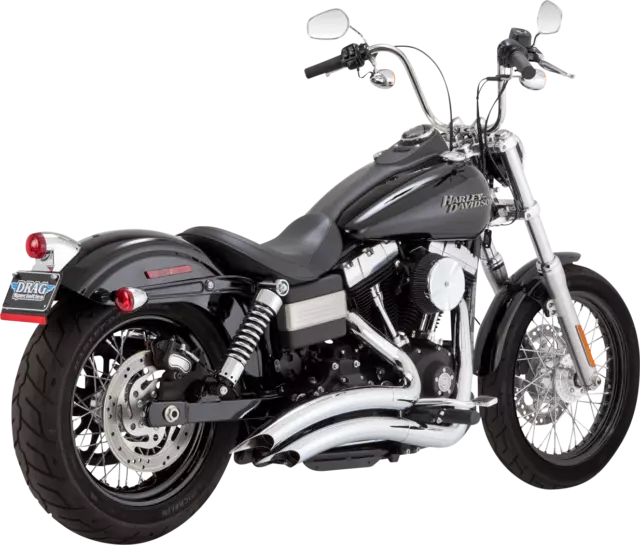 Vance & Hines 2-Into-2 Big Radius Exhaust System for 2006-2017 Harley Dyna FXD