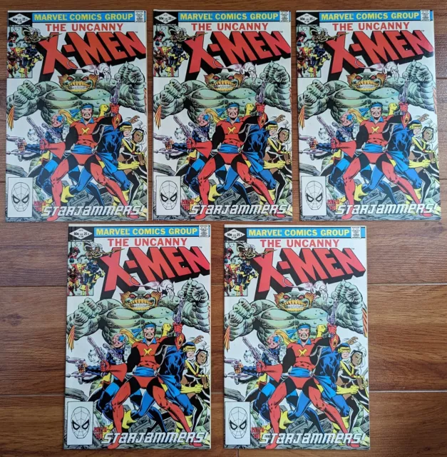 Uncanny X-Men #156 Marvel Comics 5 High Grade Copies VF/NM-NM (9.0-9.4)