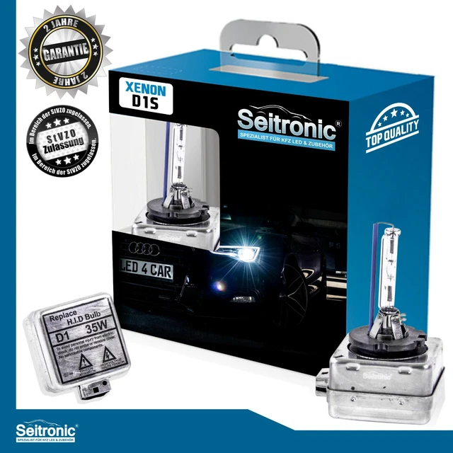 thumbnail image 2 of Seitronic D1S Xenon Bulbs – 8000K Sky Blue – Plug & Play – Pair – Made In Germany 2 of 3