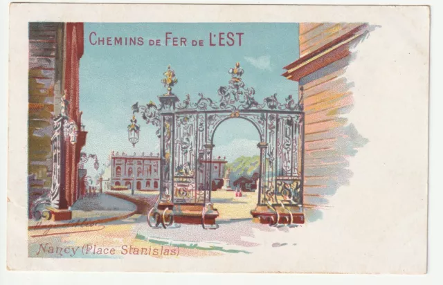 NANCY - Meurthe & Moselle - CPA 54 - Chemin de fer de l' Est - Place Stanislas