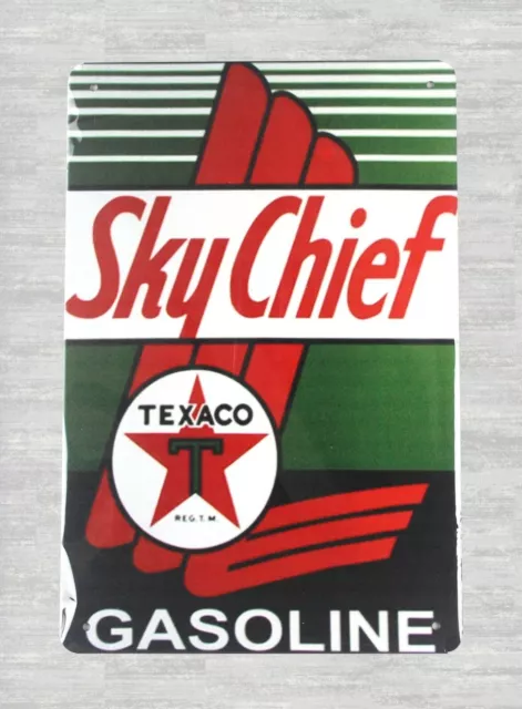 Sky Chief Texaco gasline tin metal sign metal posters
