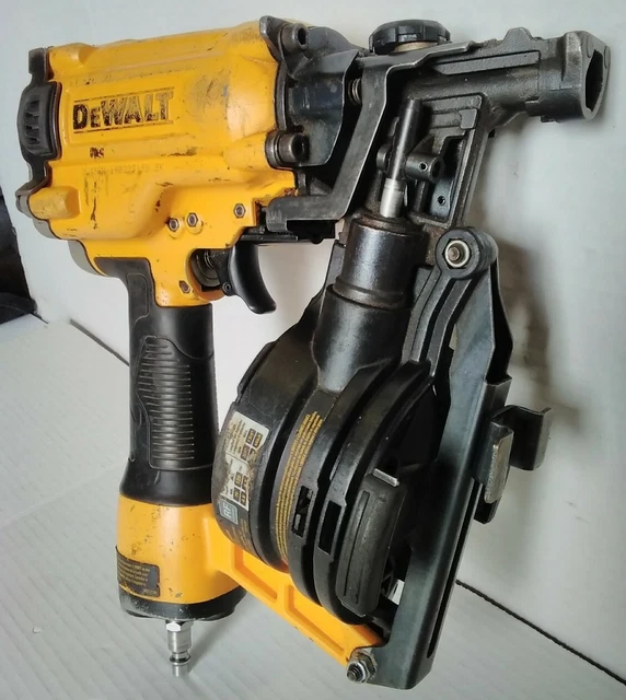 DEWALT DW45RN PNEUMATIC 15 degree Coil Roofing Nailer Nail Gun For