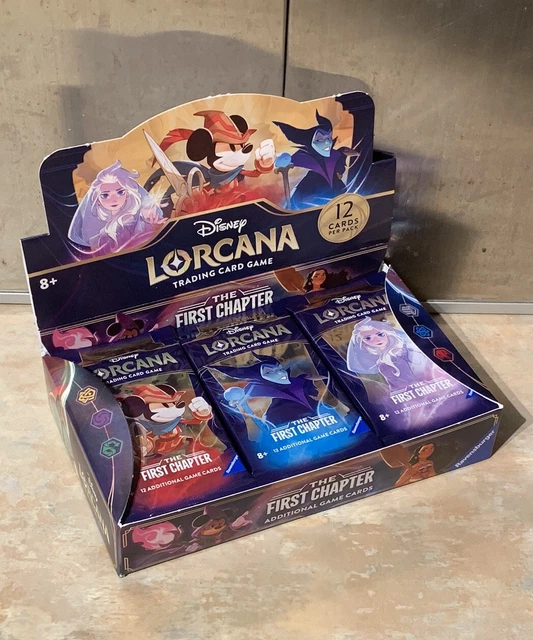 DISNEY LORCANA BOOSTER Box The First Chapter 24 Booster Packs In Hand Fast Post £174.99