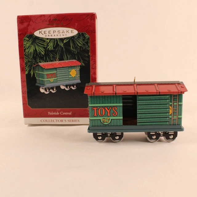 Hallmark Yuletide Pressed Tin Central Collectors Series 1997