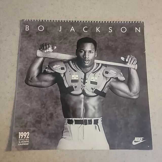 Bo Jackson 1992 Nike Calendar 15"X15"