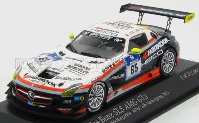 1/43 MINICHAMPS MERCEDES BENZ - SLS AMG GT3 TEAM HANKOOK HEICO N 65 jb201