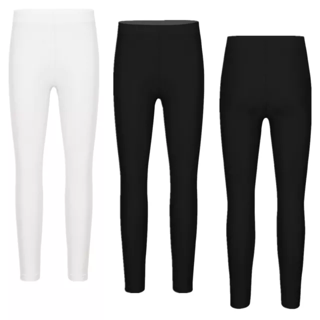 Fußlose Strumpfhose für Mädchen blickdichte Leggings Gymnastik Tanz Sport Hosen