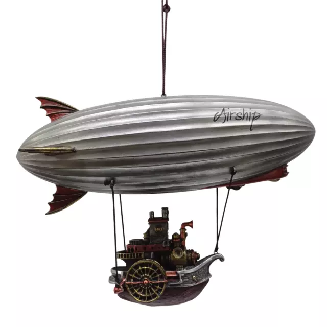 Steampunk Airship with Steamship Gondola