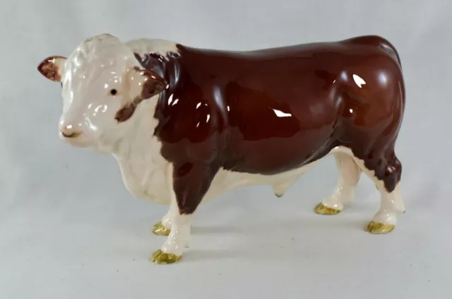 Vintage Beswick Polled Hereford Bull